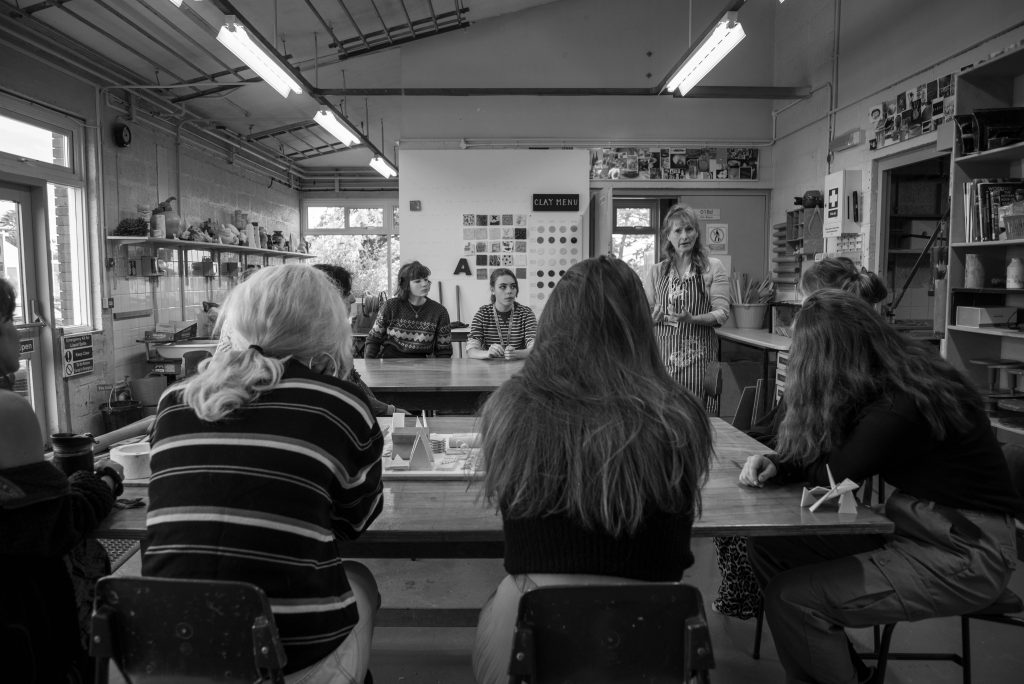 Pearl Taylor running a workshop in Hereford called "Introducing Pain"